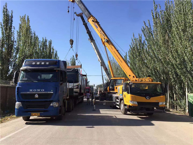 萨迦县“省油又稳当”—— 吊车的 “智能节能” 技术